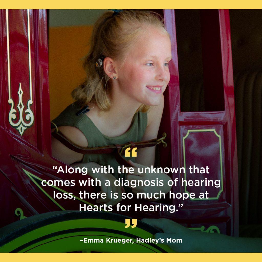 quote from hadleys mom with her image on it.