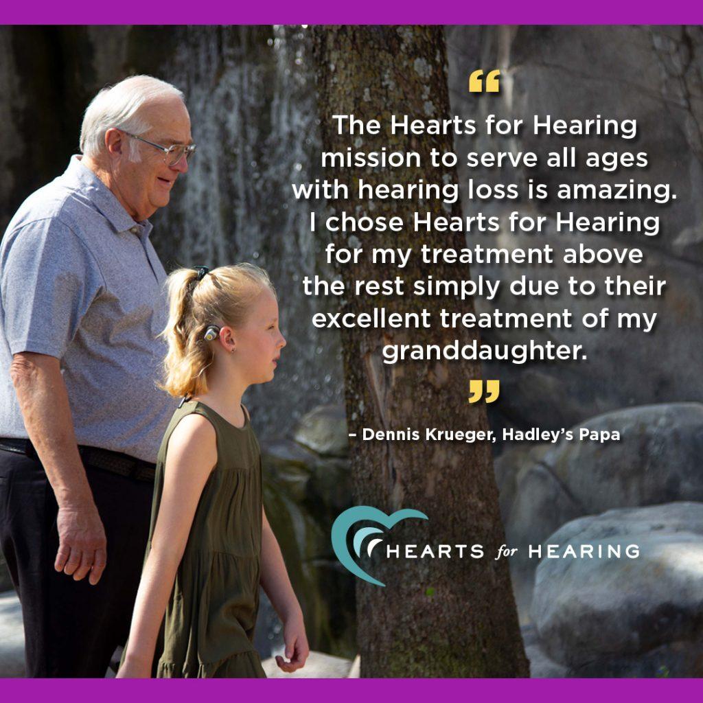 Hadleys papas quote with them walking