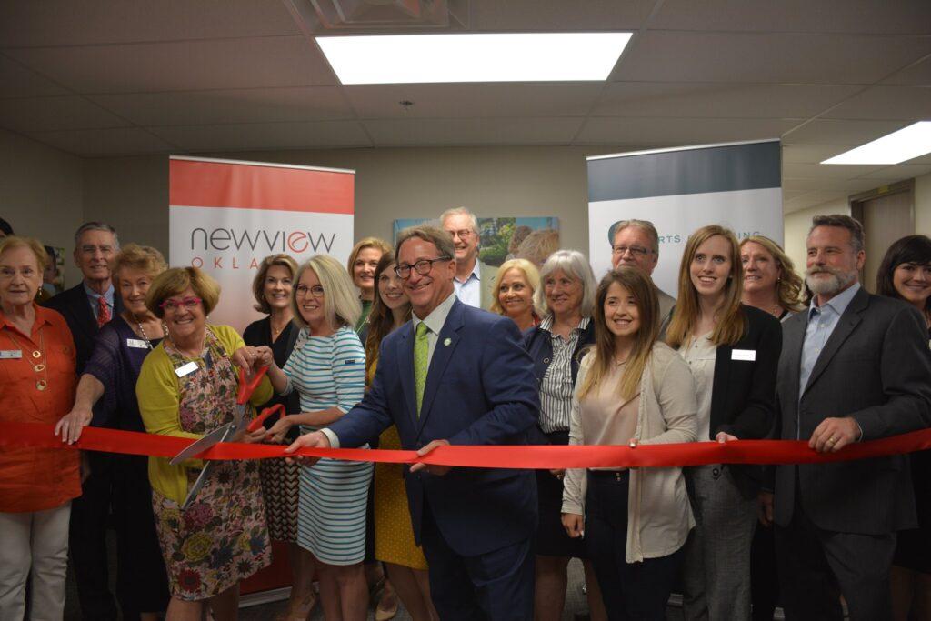 ribbon cutting ceremony for new hearts for hearing facility in tulsa Oklahoma